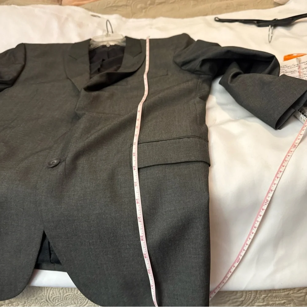 Andrew Fezza Charcoal Gray Blazer